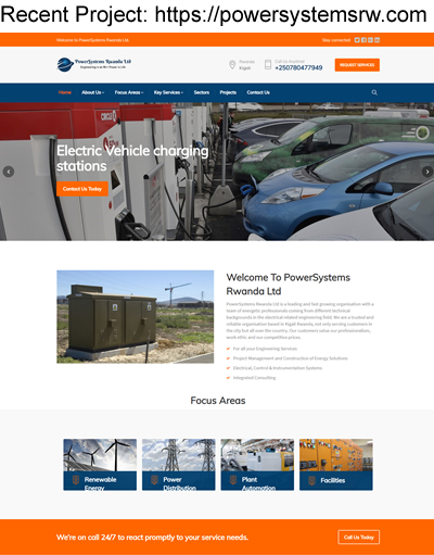 Rwanda website design