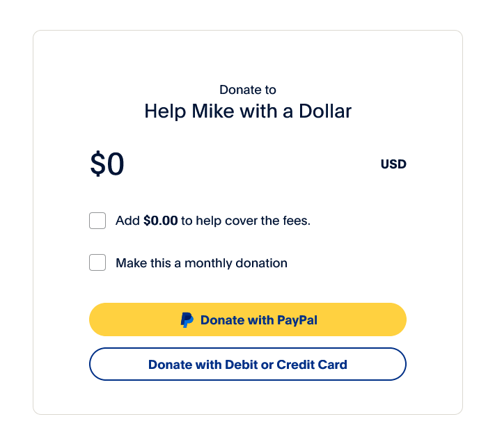 Paypal donate link