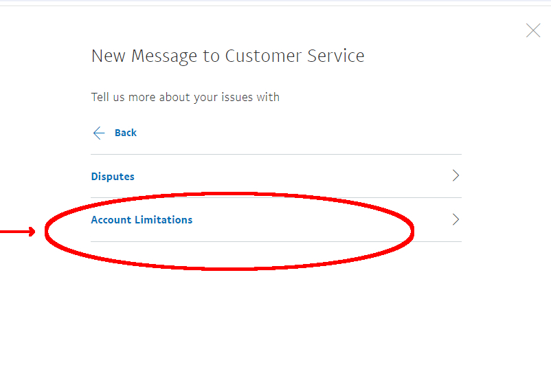 Paypal Account Limitations