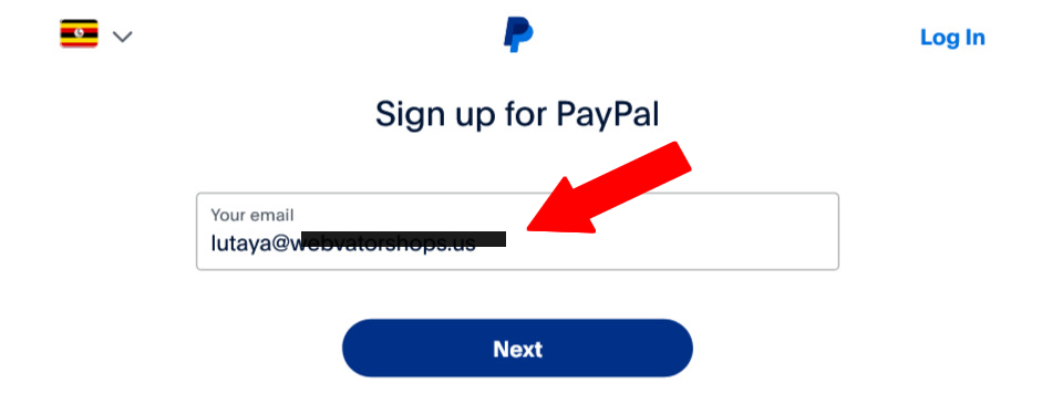 How to create paypal account in Uganda