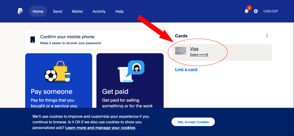 Paypal Uganda card verification