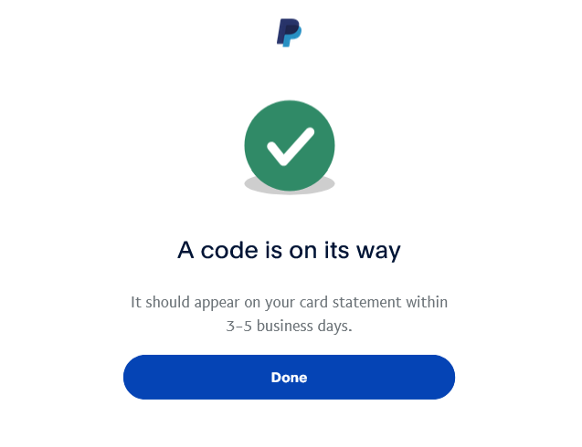 Paypal Uganda card verification