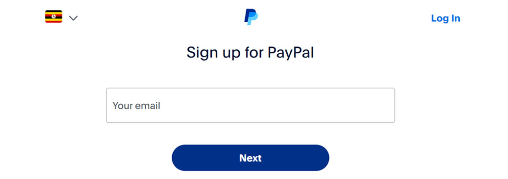 How to create a uganda paypal account