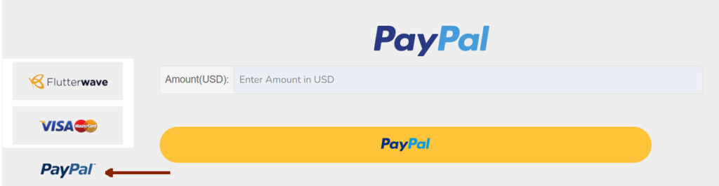 how to receive paypal donatiosn without creating paypal account